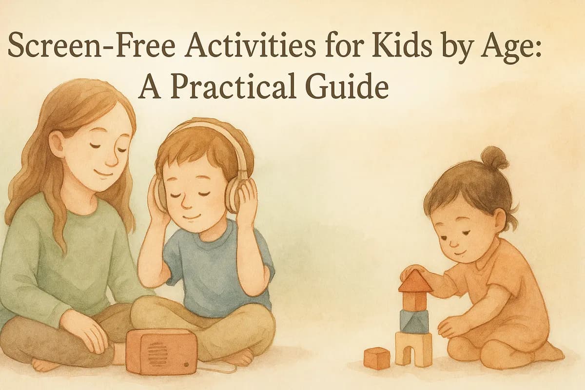 Screen-Free Activities for Kids by Age: A Practical Guide
